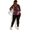 Women's Plus Size Marbella Night Top - Burgundy | CITY CHIC -Lady Clothing Store GUEST ee4bbef9 b477 40b7 8b6c a75342be76f3