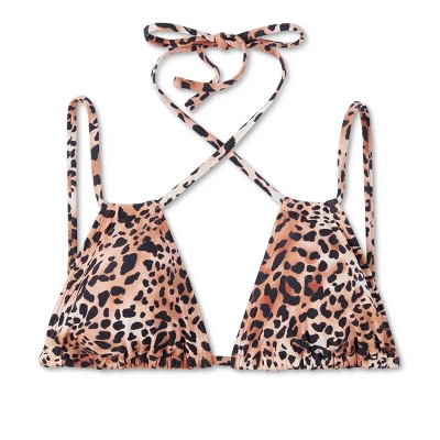 Women's Multiway Double Strap Triangle Bikini Top - Wild Fable™ Multi Animal Print 9 Women's Multiway Double Strap Triangle Bikini Top - Wild Fable™ Multi Animal Print - Image 7