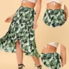 Allegra K Women's Tie Waist Hawaiian Tropical Floral Wrap Midi Skirt -Lady Clothing Store GUEST eed9179c 0ae6 4a1d 9e33 7d700c93a99b
