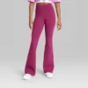 Women's High-Waisted Slim Fit Flare Leggings - Wild Fable™ Burgundy -Lady Clothing Store GUEST ef7e5150 555a 44e8 b2af 150a1a1780e6