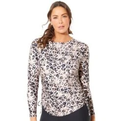 Swimsuits For All Women’s Plus Size Chlorine Resistant Side-Tie Adjustable Long Sleeve Swim Tee -Lady Clothing Store GUEST eff67a98 6b43 404f 8339 60766e5b73d7