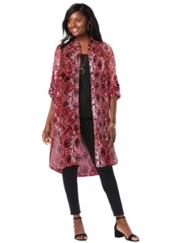 Jessica London Women’s Plus Size Sheer Georgette Mega Tunic -Lady Clothing Store GUEST f31c1f10 28a9 4a0a ab93 df5e686e0abc