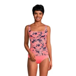 Lands' End Women's Mastectomy Chlorine Resistant Square Neck Tankini Top Swimsuit Adjustable Straps -Lady Clothing Store GUEST f400d9ce f2e1 4464 88c3 196fb1113b96
