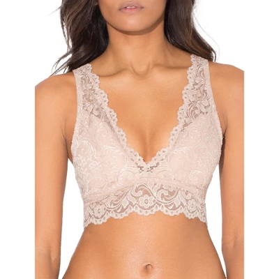 Women's Signature Lace Deep V Bralette 3-pack 3 Women's Signature Lace Deep V Bralette 3-pack