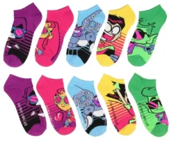 Teen Titans Go! To The Movies Cool Character Ankle Socks 5 PK Multicoloured