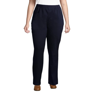 Lands' End Women's Sport Knit High Rise Elastic Waist Pull On Pants 13 Lands' End Women's Sport Knit High Rise Elastic Waist Pull On Pants - Image 11