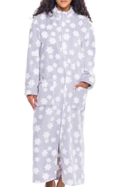 Women's Zip Up Fleece Robe, Soft Warm Plush Oversized Zipper Bathrobe -Lady Clothing Store GUEST f687a51e c1fb 41d0 a542 74c3859f0764