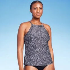 Women's High Neck Tankini Top - Kona Sol™ Black 9 Women's High Neck Tankini Top - Kona Sol™ Black -Lady Clothing Store GUEST f945e24b a2a0 48c2 8c07 3fc7257396e0