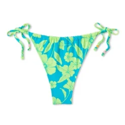 Women's Adjustable Coverage Bikini Bottom - Wild Fable™ Blue/Green Tropical Print -Lady Clothing Store GUEST fa23d8f8 71bf 4d03 90fb 9049c3359d87