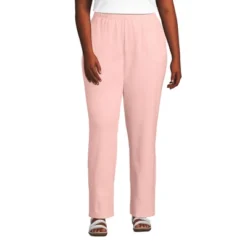Lands' End Women's Sport Knit High Rise Elastic Waist Pull On Pants 35 Lands' End Women's Sport Knit High Rise Elastic Waist Pull On Pants -Lady Clothing Store GUEST fb874ea7 93ac 4271 8fed 79af59a04513