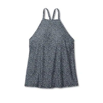 Women's High Neck Tankini Top - Kona Sol™ Black 6 Women's High Neck Tankini Top - Kona Sol™ Black - Image 4