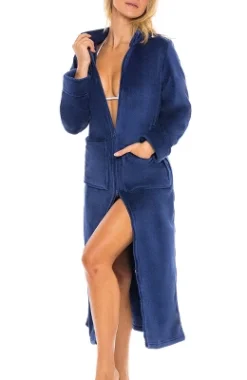 Women's Zip Up Fleece Robe, Soft Warm Plush Zipper Bathrobe -Lady Clothing Store GUEST ff91bc56 098c 4b45 8ecf bee66e6aa0e2